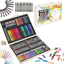 オッペン ULTIMATE SET R 限定セット Shuban Art Set 180 Piece Deluxe Painting Drawing Kit with Oil